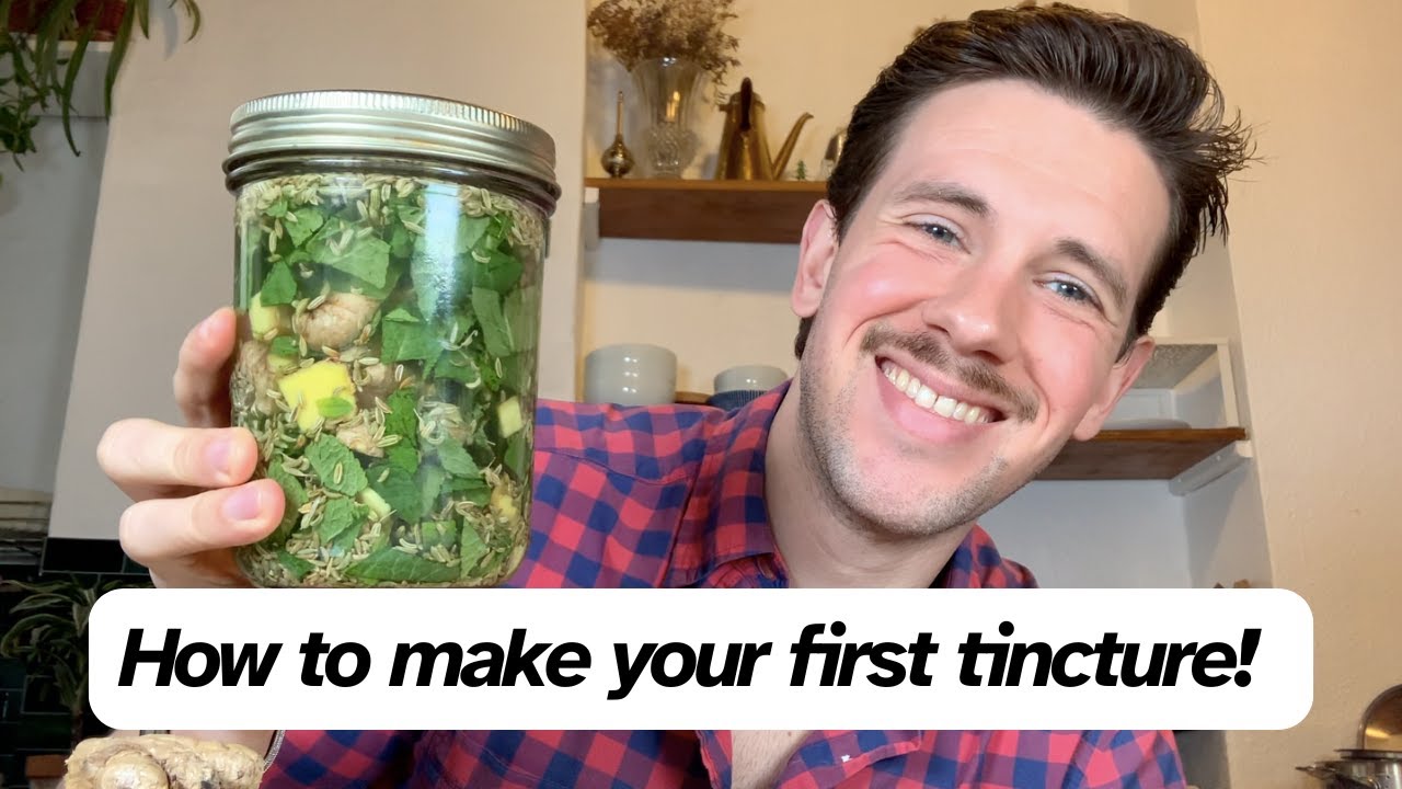 Tincture basics with a sample Anti-Bloating recipe