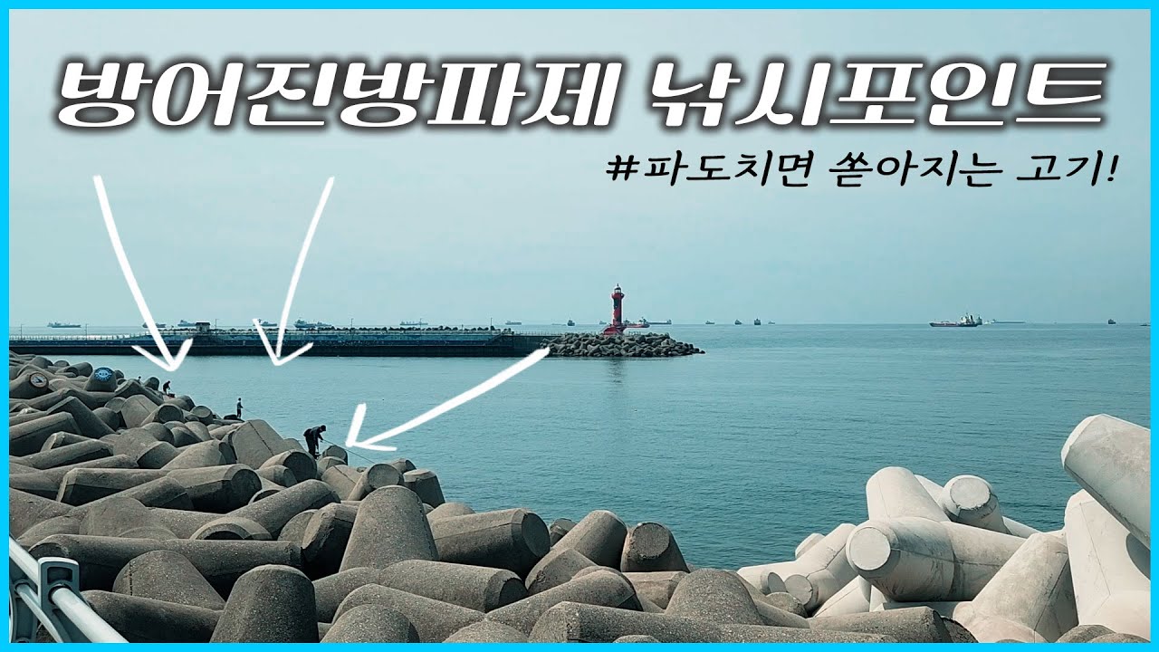 울산의 대표적인 방파제 낚시터 