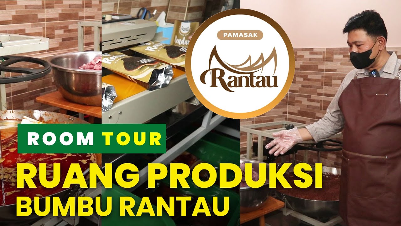 Melihat Ruang Produksi Bumbu Rantau Dapur Uda Awal - UDA AWAL