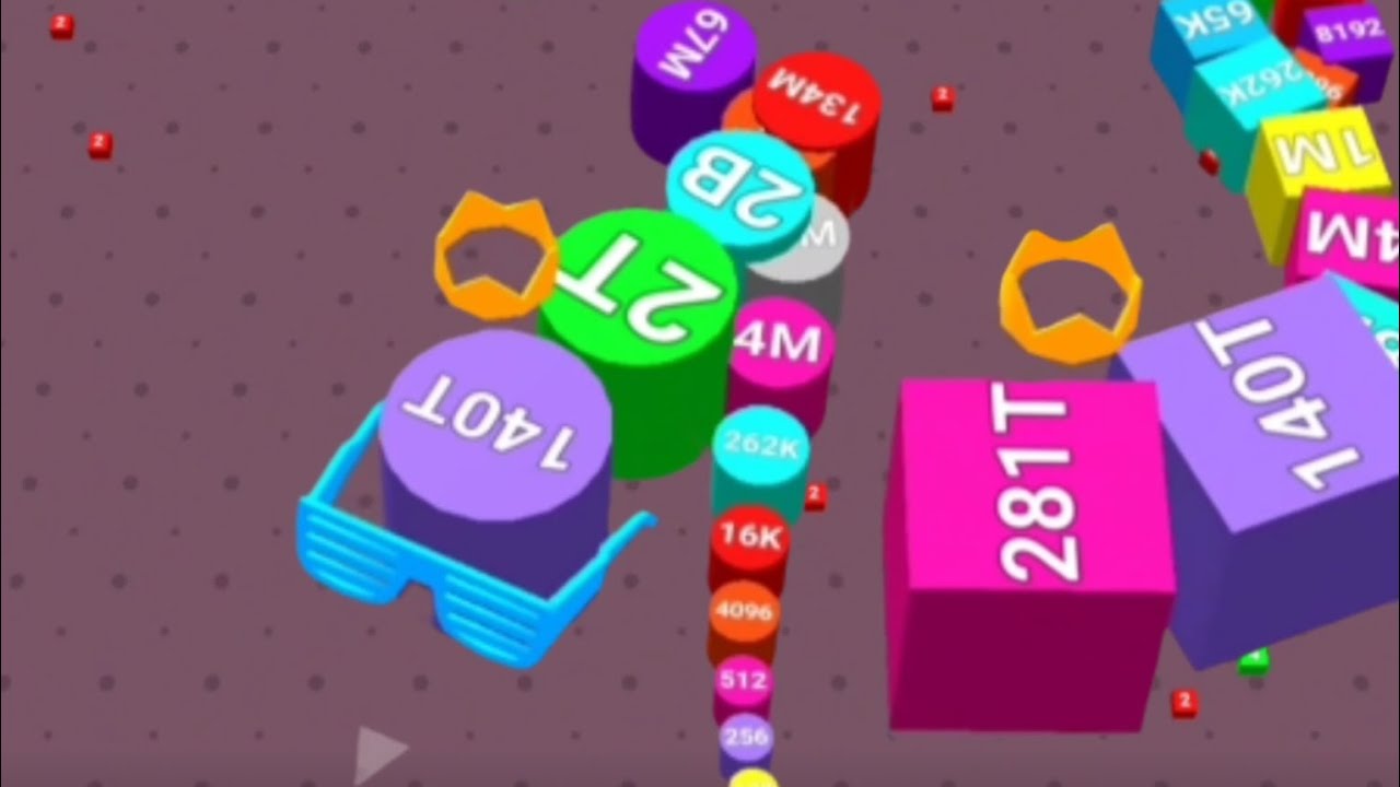 Cube Arena 2048 - Taking the opponent's cube