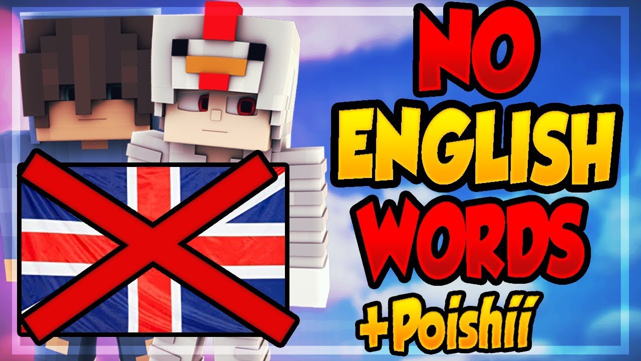 NO-ENGLISH WORDS mit Poishii! | Minecraft Bedwars