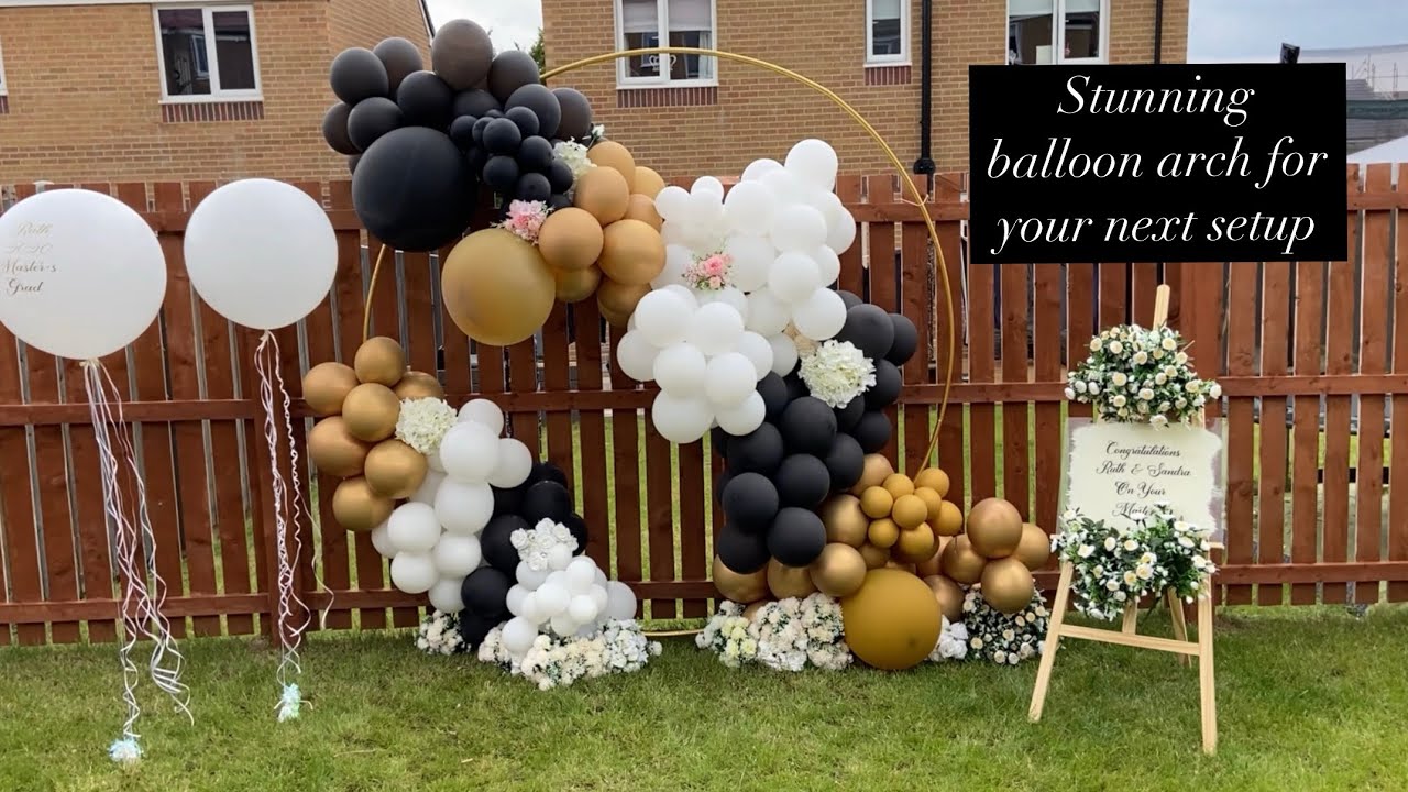 Perfect stunning balloon arch | tutorial coming soon | #balloon #balloondecor #balloonartistry