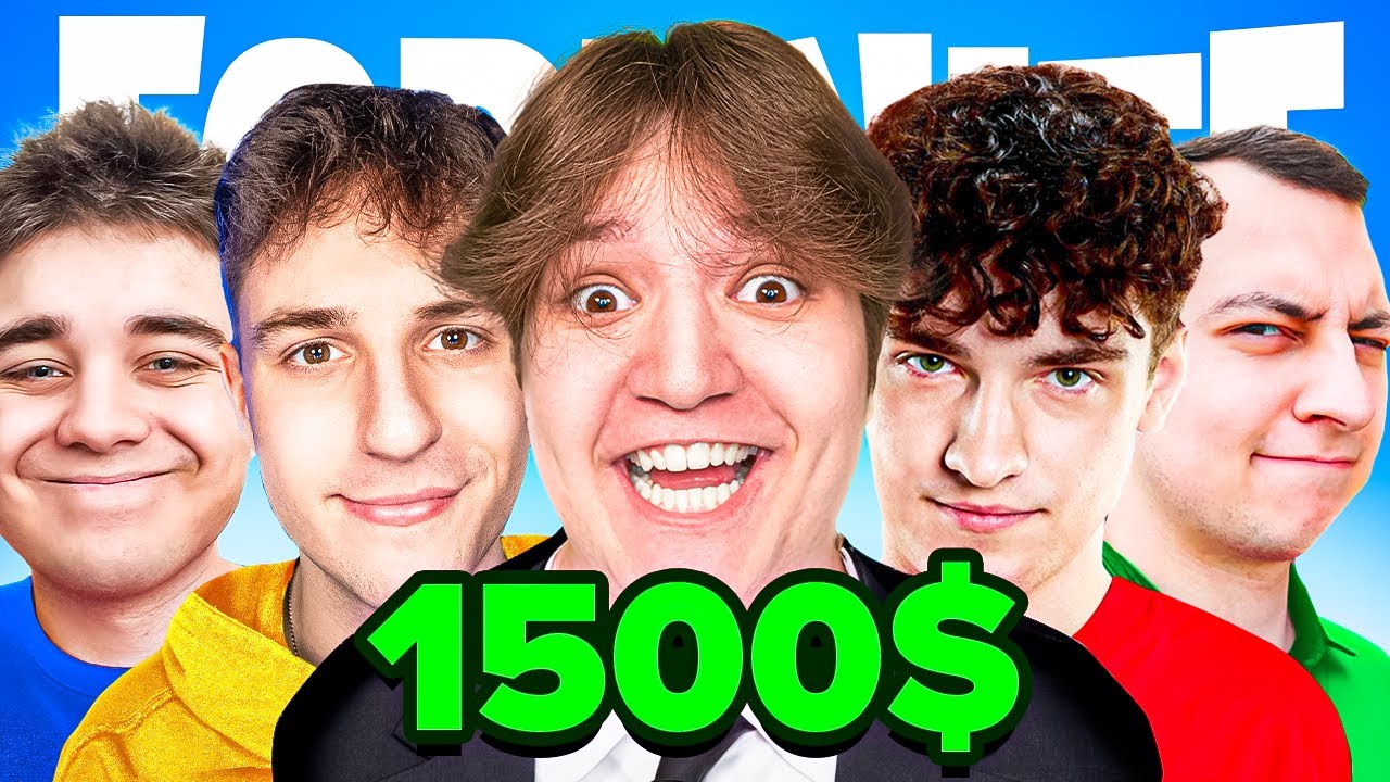 1500 $$$ ZA 3 GODZINY GRY W FORTNITE! (Turniej Streamer&oacute;w)