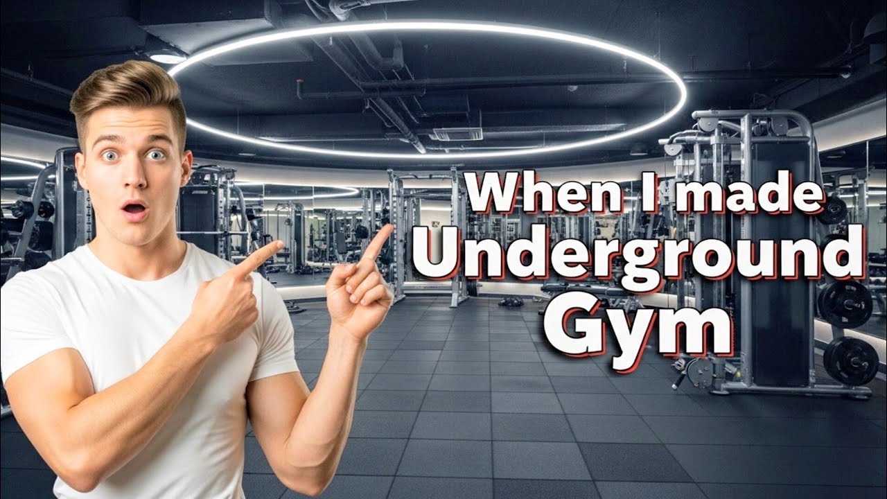 I Made an Underground Gym at Home | Full Secret Room | Cartoonoose 