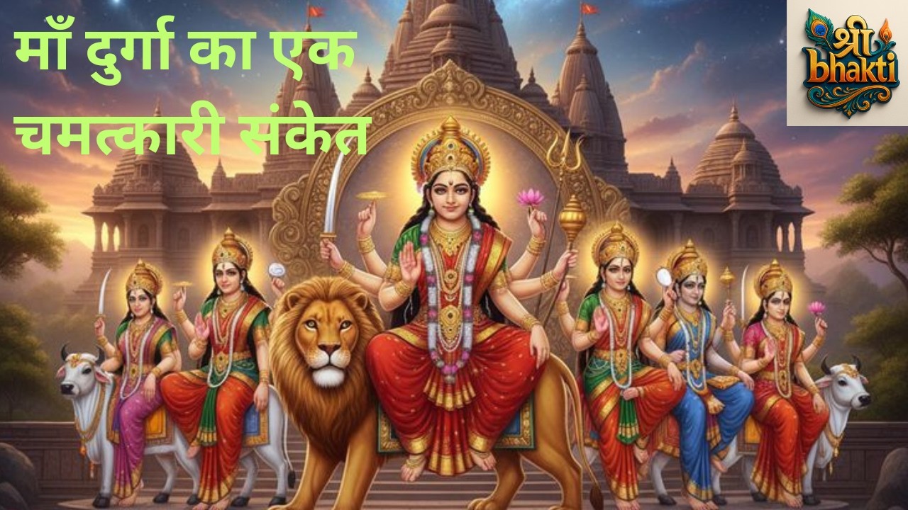 माँ दुर्गा का एक चमत्कारी संकेत