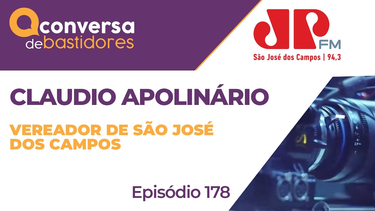 Conversa de Bastidores com Fabrício Correia entrevistando Claudio Apolinario.