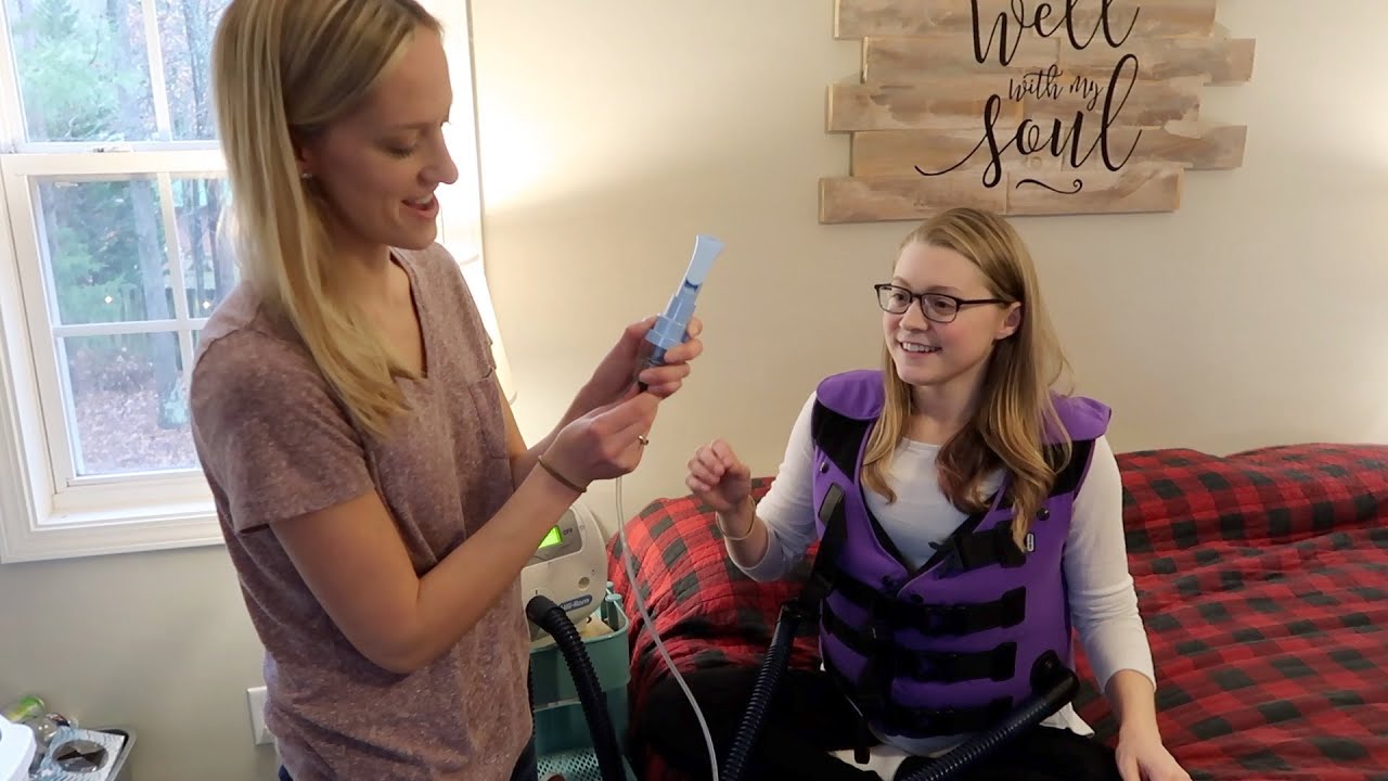TEACHING A RESPIRATORY STUDENT MY CF MORNING ROUTINE!