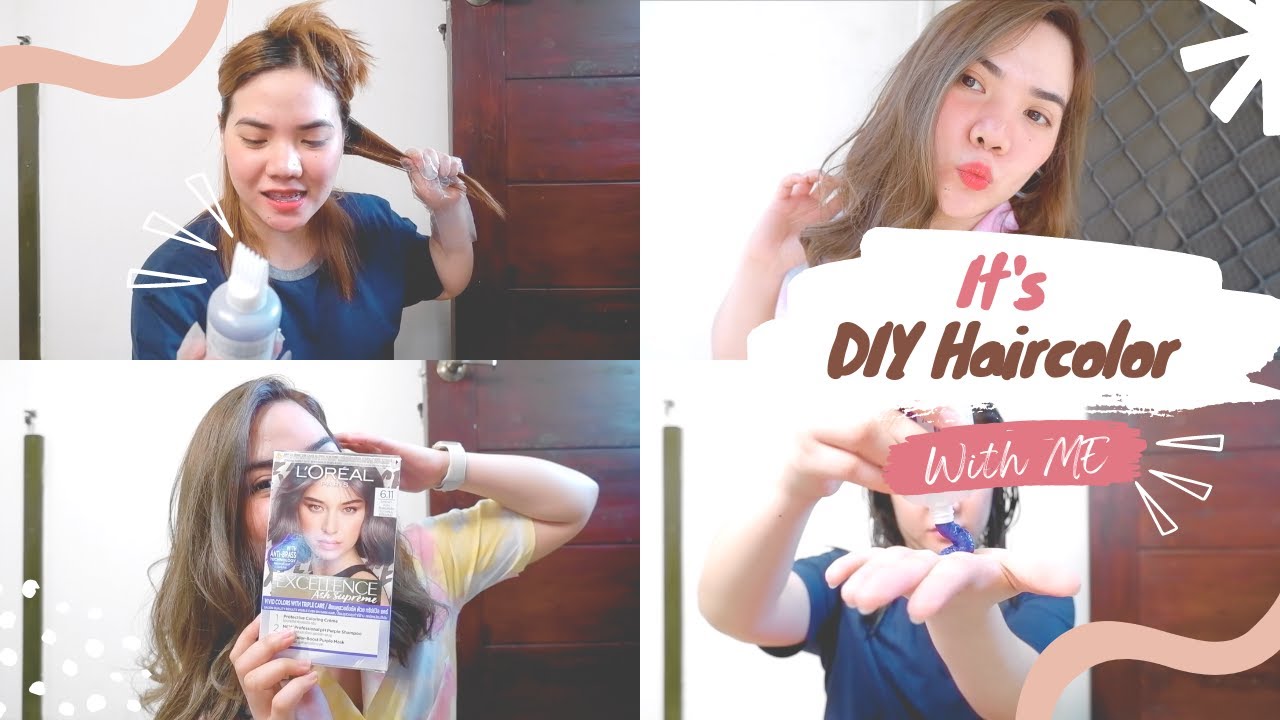 DIY Loreal Excellence Ash Supreme with anti brass | Smoky Ash 6.11 | Vlog 07 | Nothing But Aina