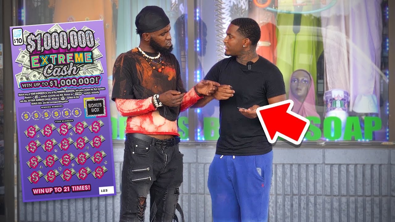 Fake Winning Lottery Ticket Prank In The Hood !