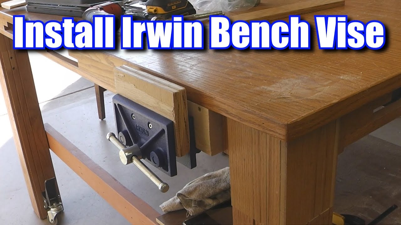 Установка тисков для верстака Irwin Wood и обзор