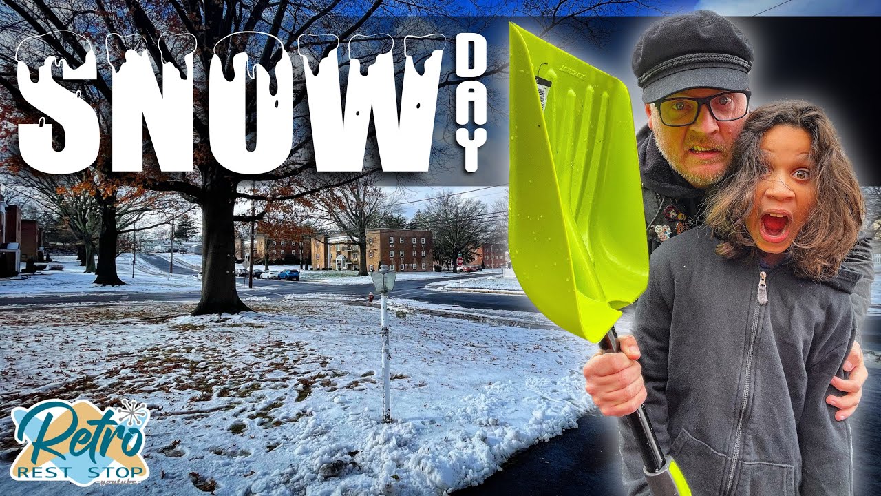 Making The Best Of A Snow Day | Shoveling, Target Run, Goodwill Thrifting , & Game Stop Shopping