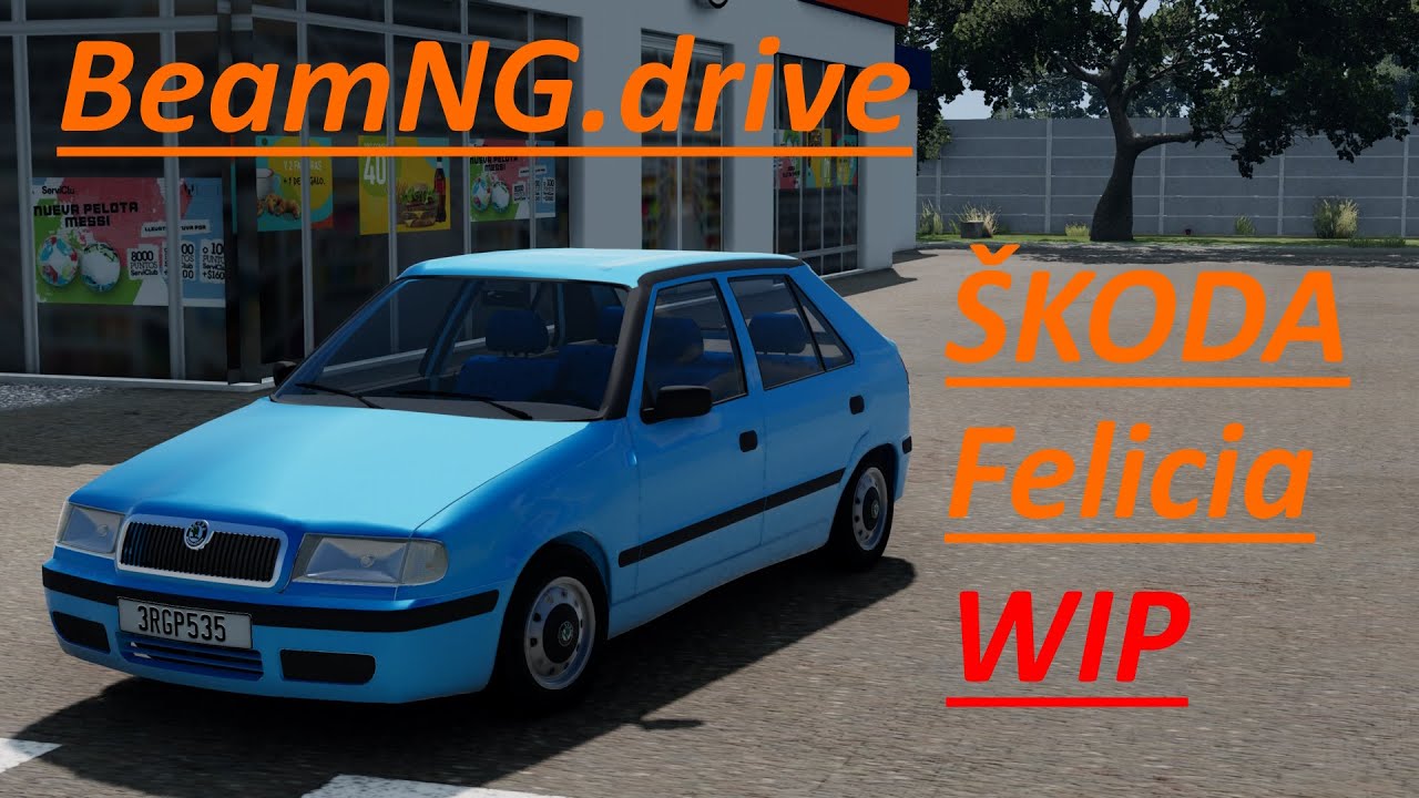 BeamNG.drive Škoda Felicia Hatchback WIP