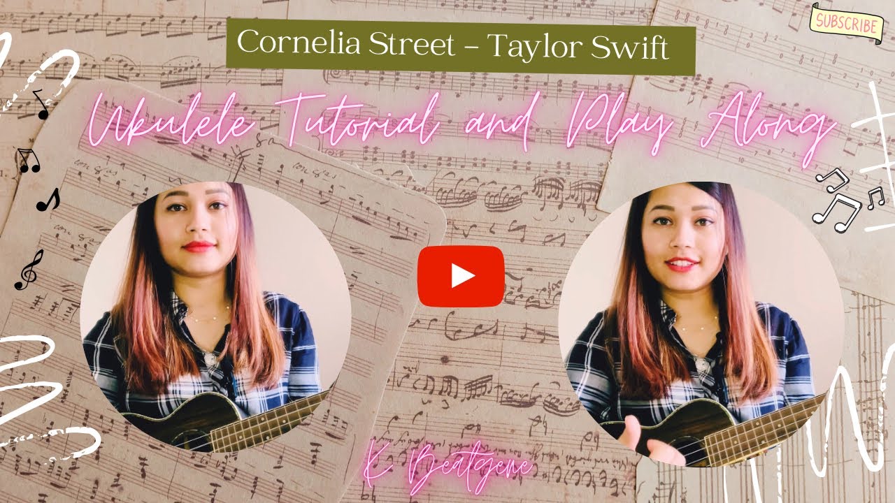 Cornelia Street Ukulele Tutorial and Playalong #tutorial #ukulele #ukuleletutorial #playalong