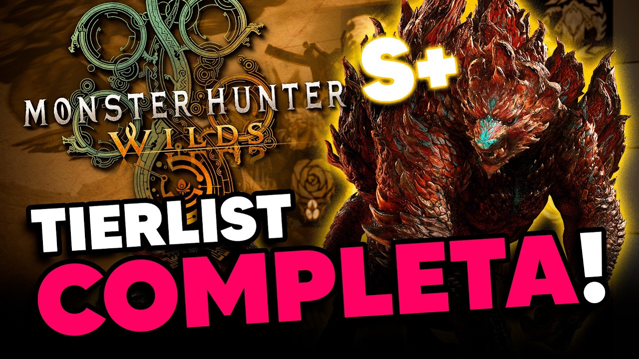 RANQUEANDO TODOS OS MONSTROS DE MONSTER HUNTER WILDS! TIERLIST DO JOGO BASE COMPLETO!