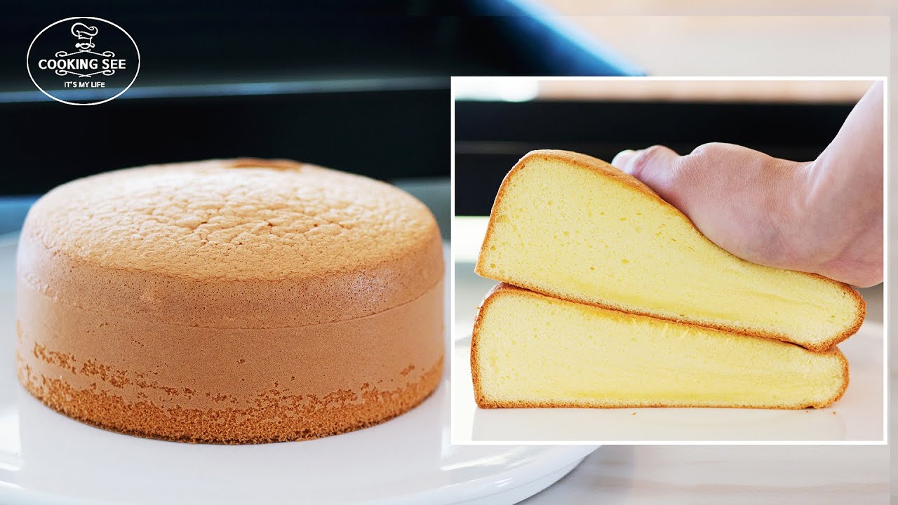 Как приготовить ванильный бисквит / пушистый торт Рецепт / Легкий торт / Genoise