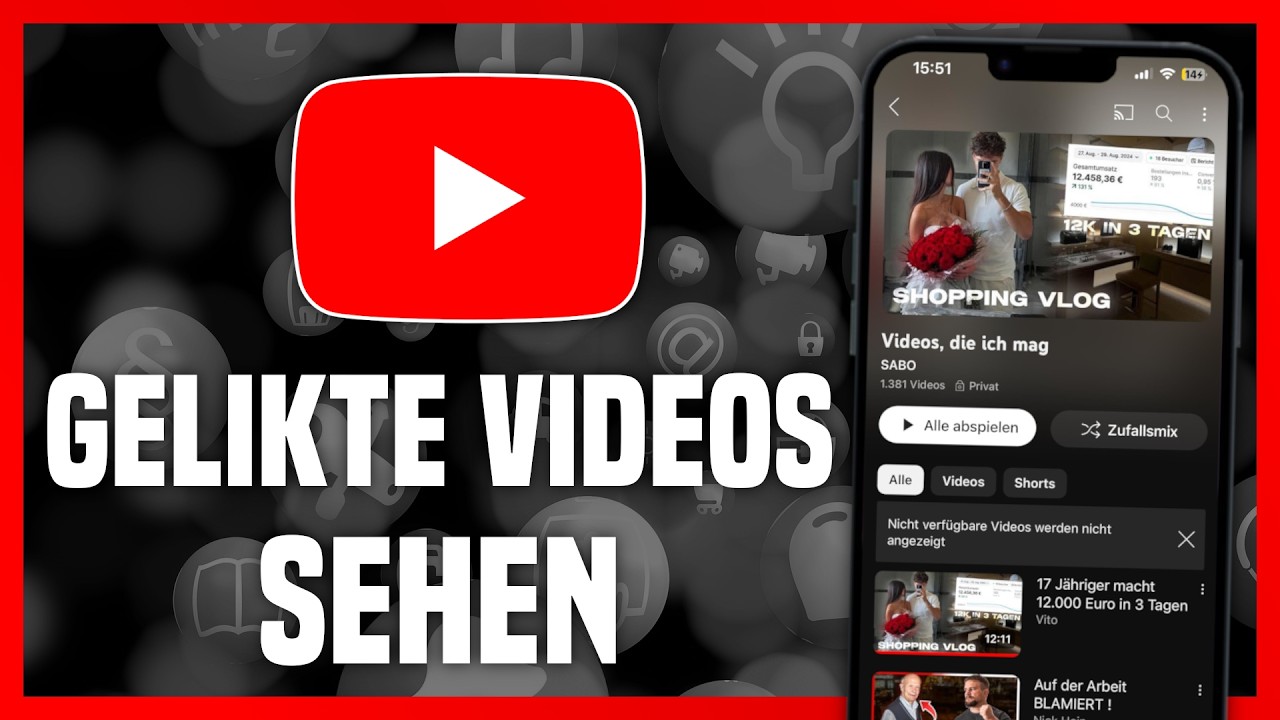YouTube GELIKTE VIDEOS durchsuchen & l&ouml;schen | YouTube 