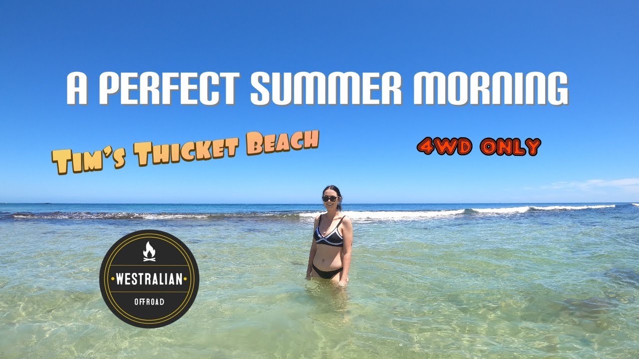 Tim's Thicket Beach - A SUMMER MORNING SWIM - The Conditions Were Absolutely Stunning