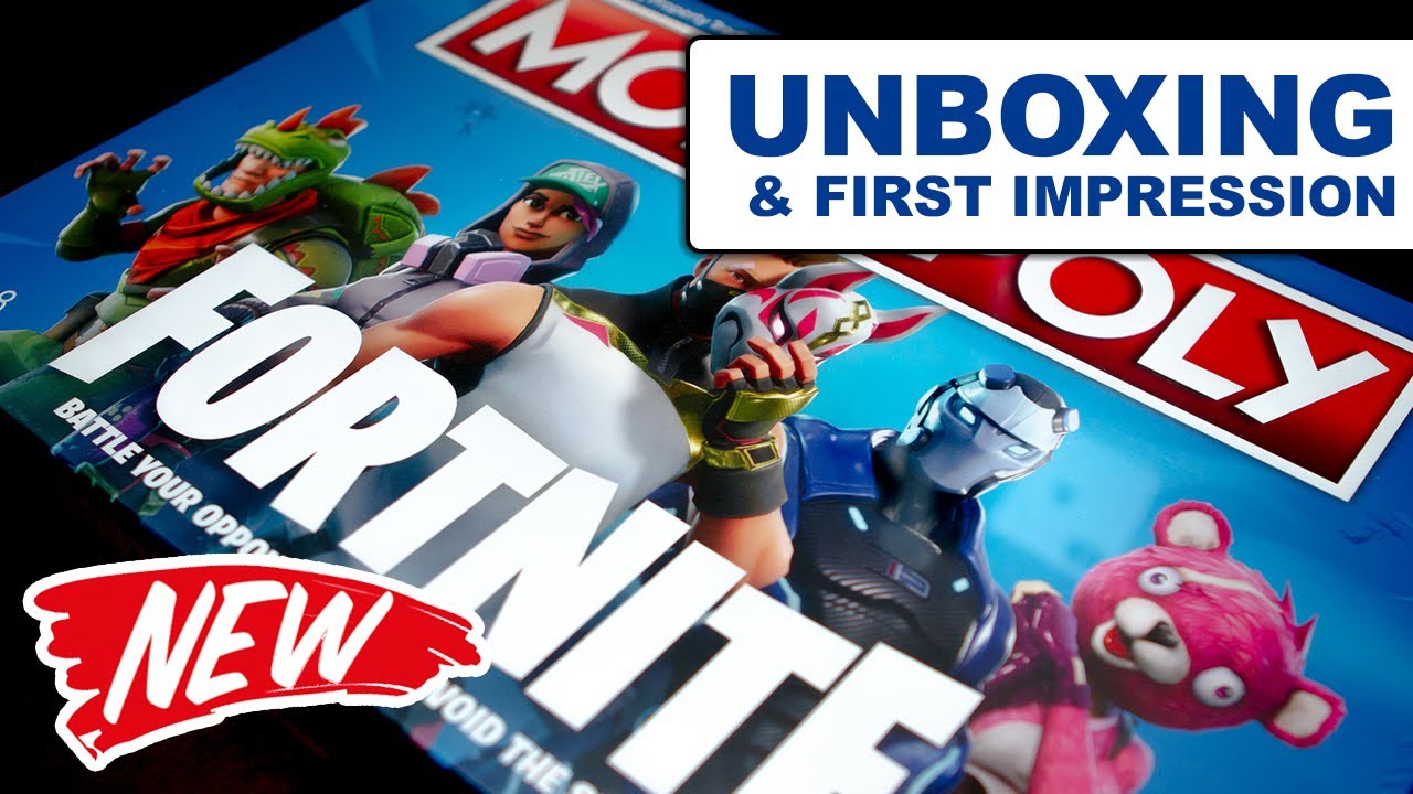 Fortnite Monopoly Unboxing & First Impression