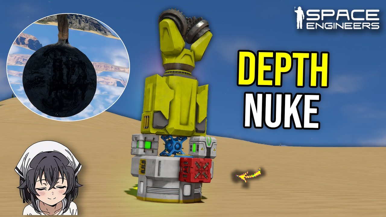 Automated Subterranean Sphere Ejector Nuke, Space Engineers