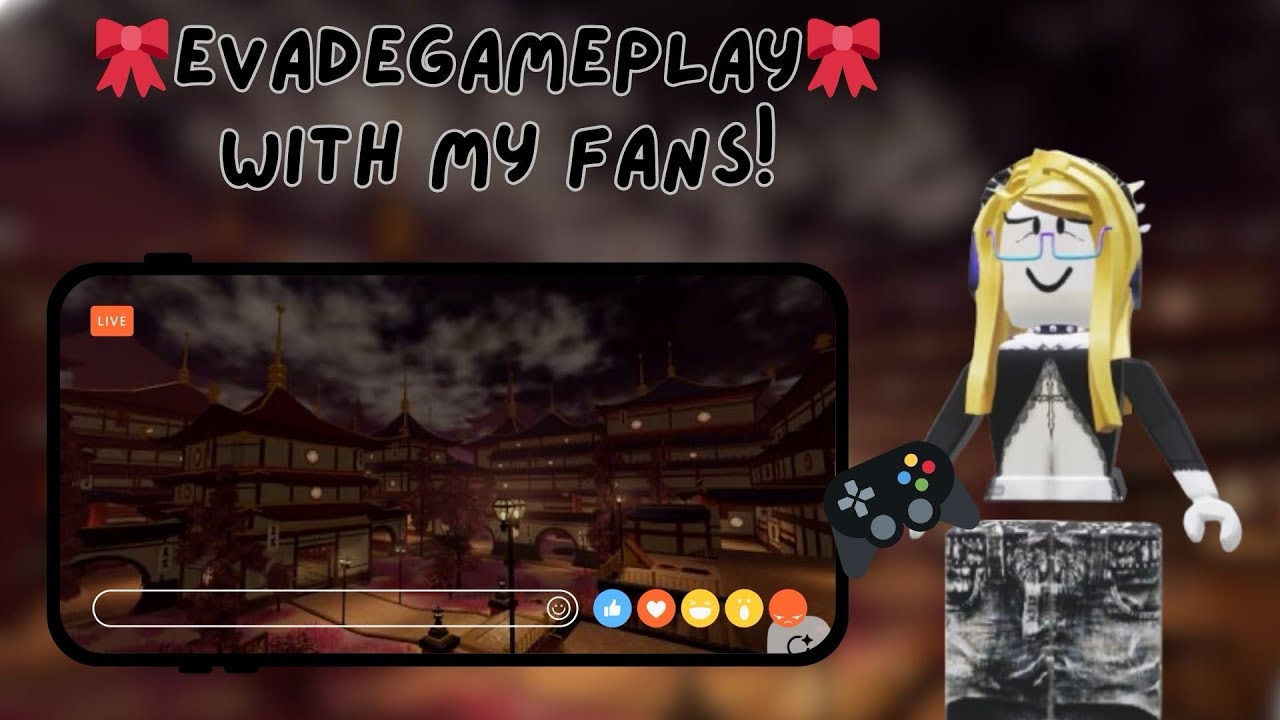 🎀Evade gameplay with my fans! (🎮Mobile)🎀 *requested *