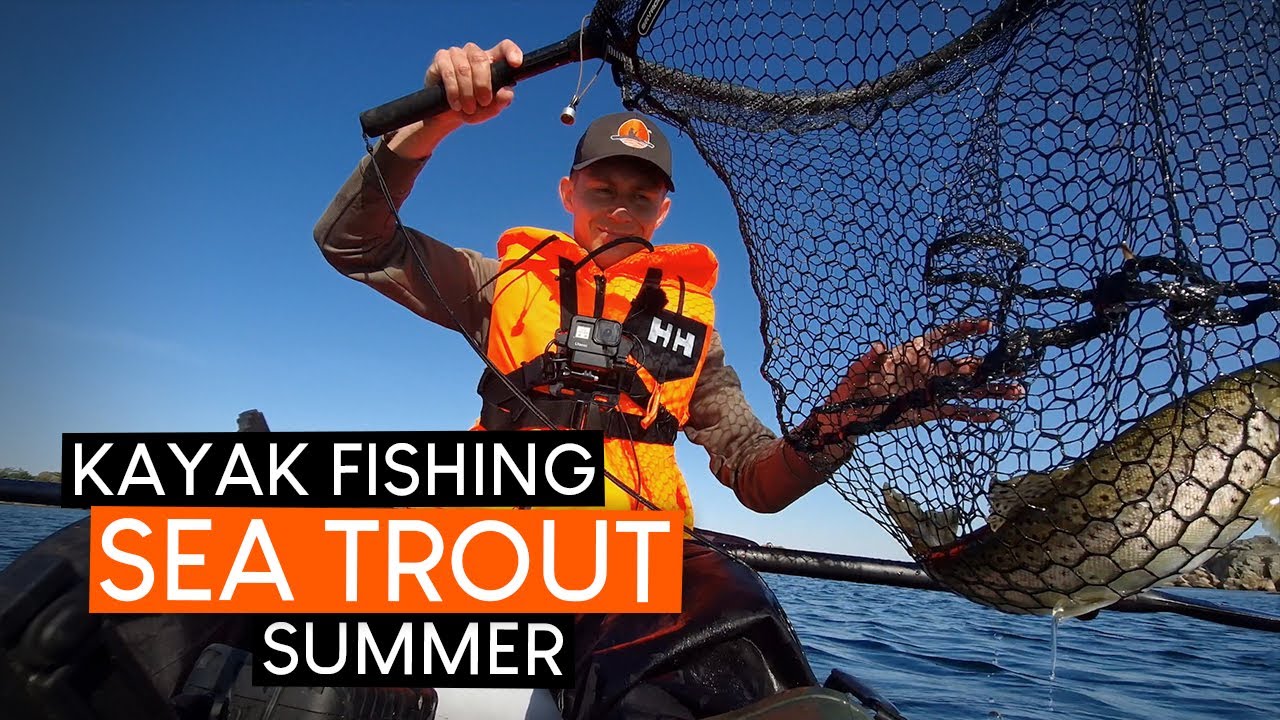 I found them! KAYAK fishing for SEA TROUT