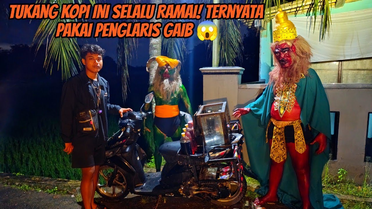 Tukang Kopi Ini Selalu Ramai! Ternyata Pakai Penglaris Gaib 😱 #purwamisteri #syiarmalam 