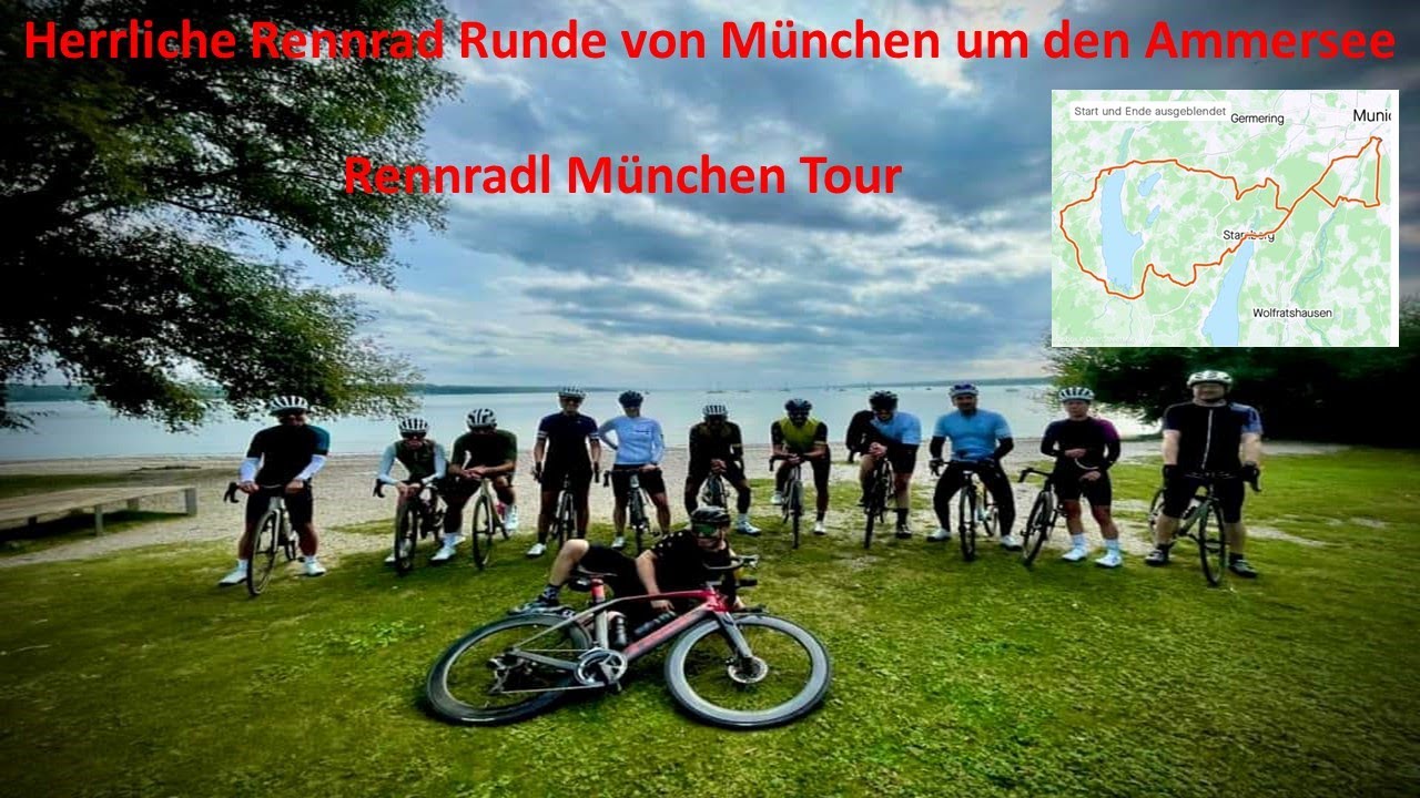 Herrliche Rennrad Runde von München um den Ammersee - Rennradl München Tour