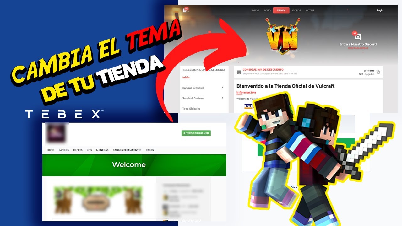HOW TO CHANGE THE TEBEX STORE TEMPLATE | CUSTOM STORE | EASY AND FAST! 🎇