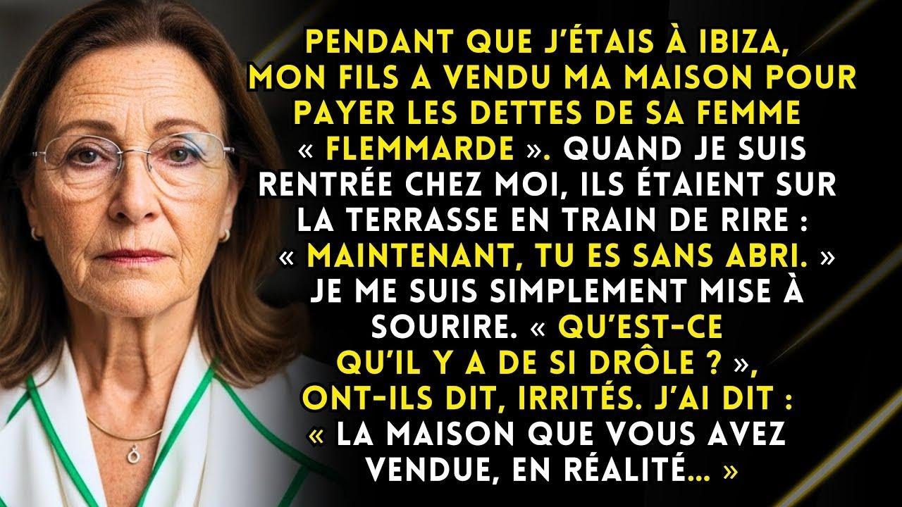 Mon fils m’a appelée : « Je me marie demain. J’ai retiré tout ton argent et vendu ton appartement »