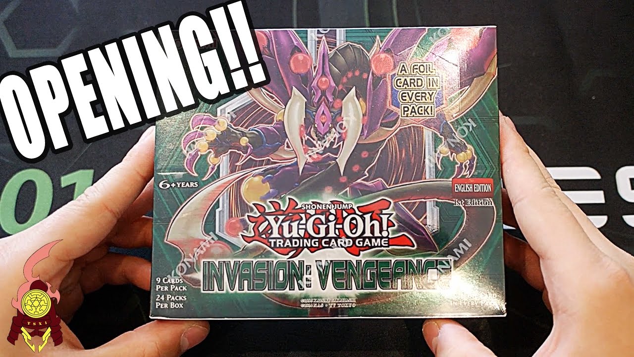*YUGIOH* INVASION: VENGEANCE 1ST EDITION BOOSTER BOX OPENING! THIS SET IS TOTALLY AWESOME!