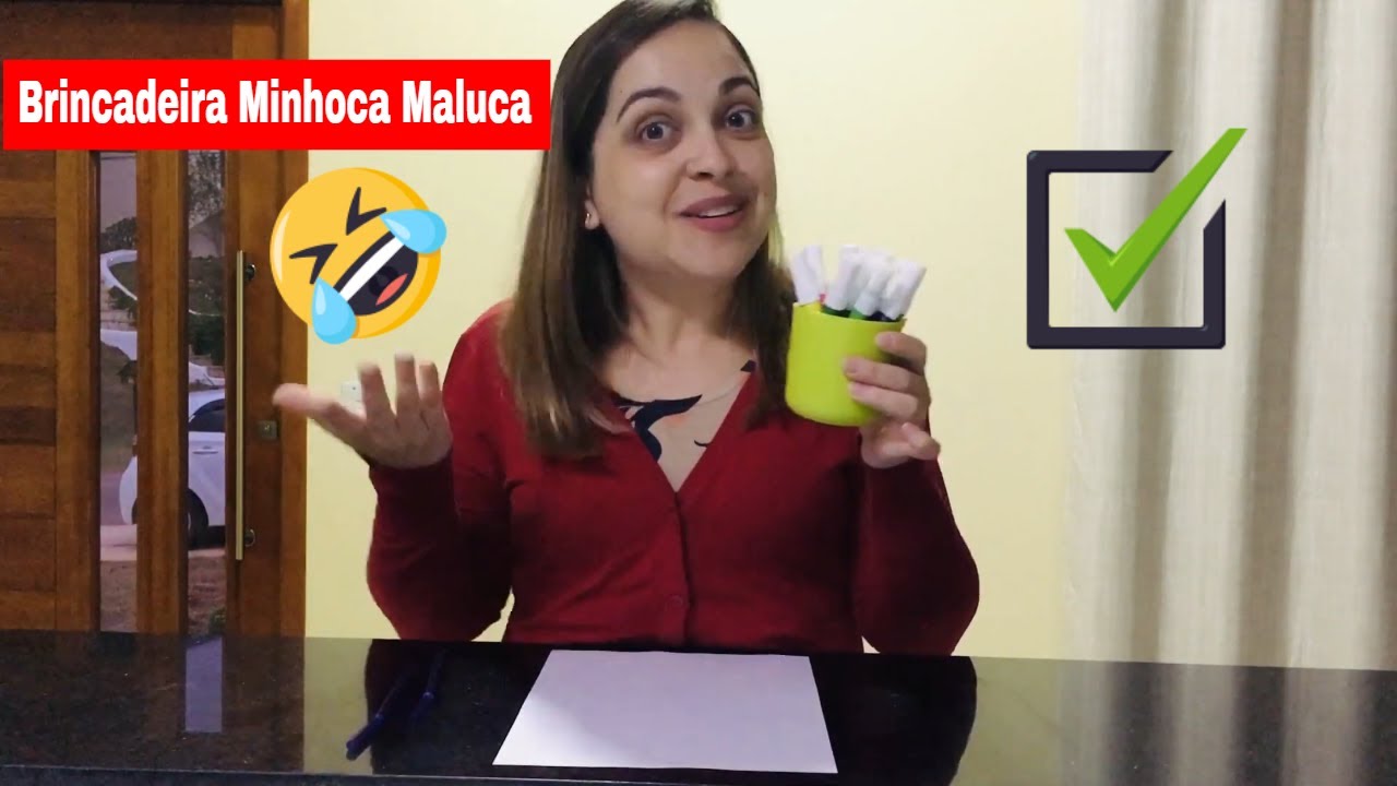 Brincadeira Com Papel - Minhoca Maluca