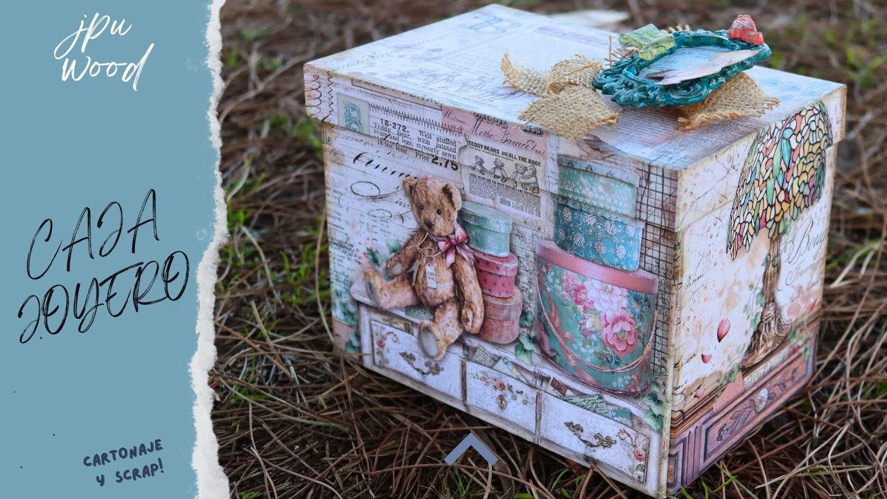 📦 Cómo Hacer una 📚 Caja con Cajones de Cartonaje y Scrapbooking 🎨 | 🛠️ Tutorial DIY Paso a Paso ✨