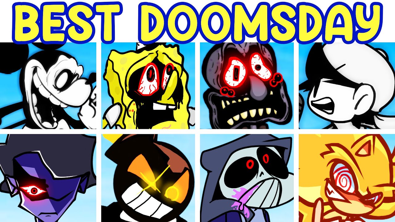 Friday Night Funkin': Best 6 MCM Doomsday Cover Mods [Mickey, Sonic, Sans, Whitty, ..) FNF Mod