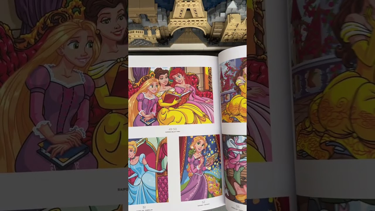 Full collection of Disney Coloriages Mysteres coloring books 