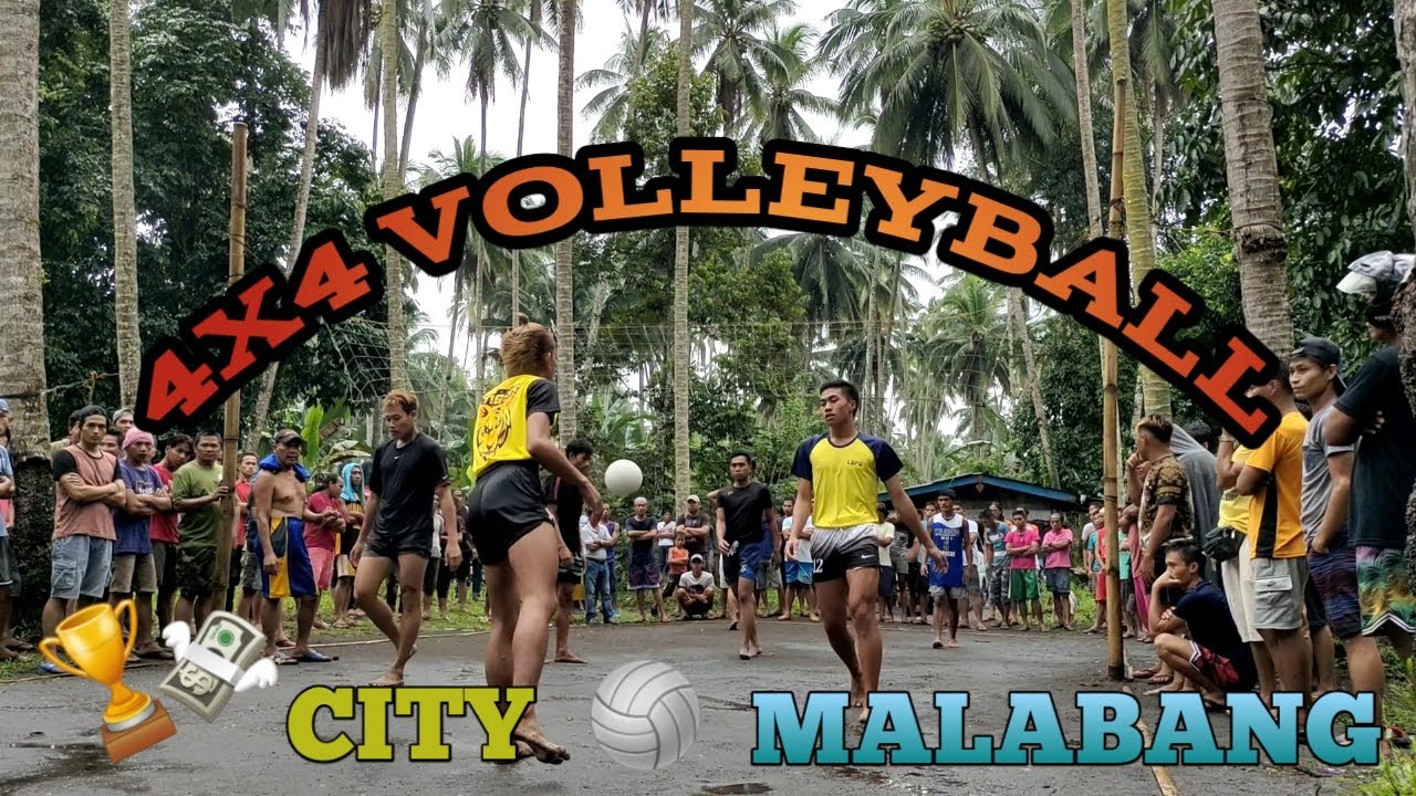 4X4 Volleyball | CITY vs MALABANG | Bukid Gaming💸🏐🌴