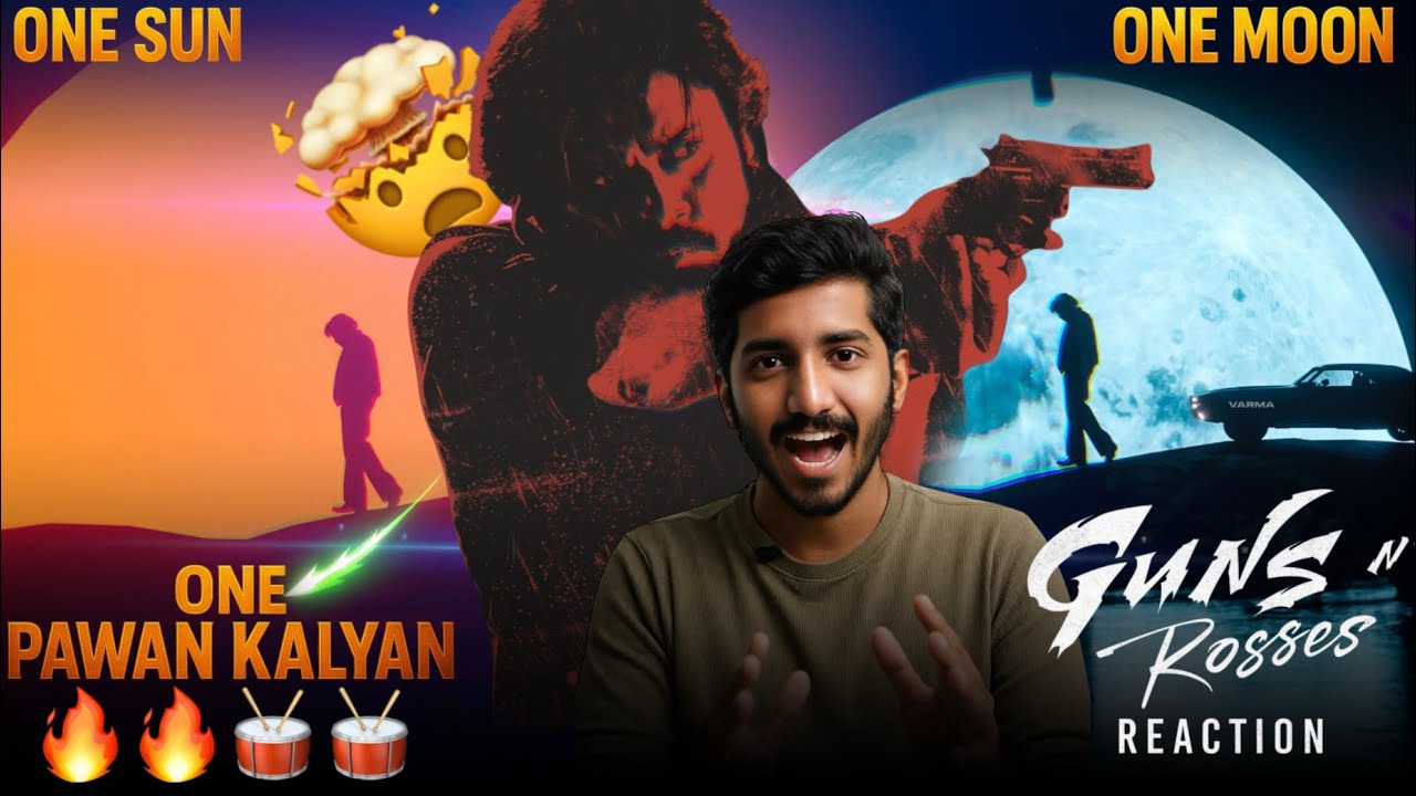 Guns N' Roses Reaction🔥👌| One Sun ☀️ One Moon 🌙 One Pawan Kalyan | #TheyCallHimOG 