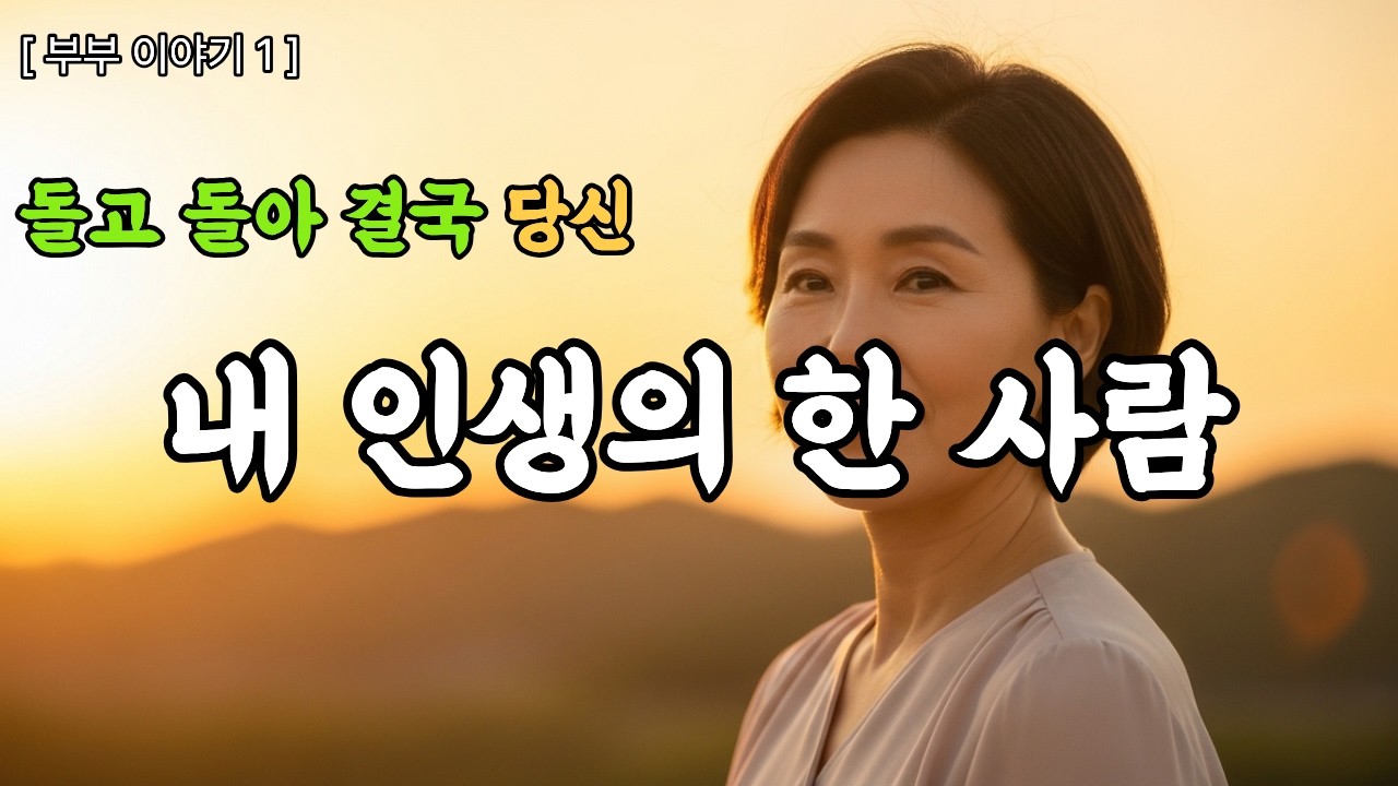 내 인생의 한 사람 – 아연 정통 트로트 (부부 이야기 1),#내인생의한사람#아연#정통트로트#트로트신곡#중장년트로트#부부이야기#감성트로트#7080감성#세월의노래#한국트로트