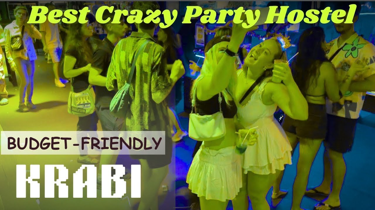 Crazy Party Hostel In Krabi | క్రాబీ లో cheapest హాస్టల్ | Telugu Vlogs 