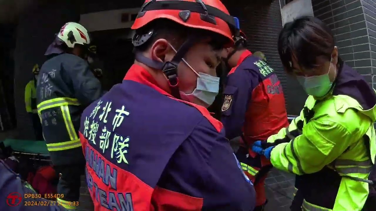 113年2月27日淡水區新春街機械停車場墜落傷