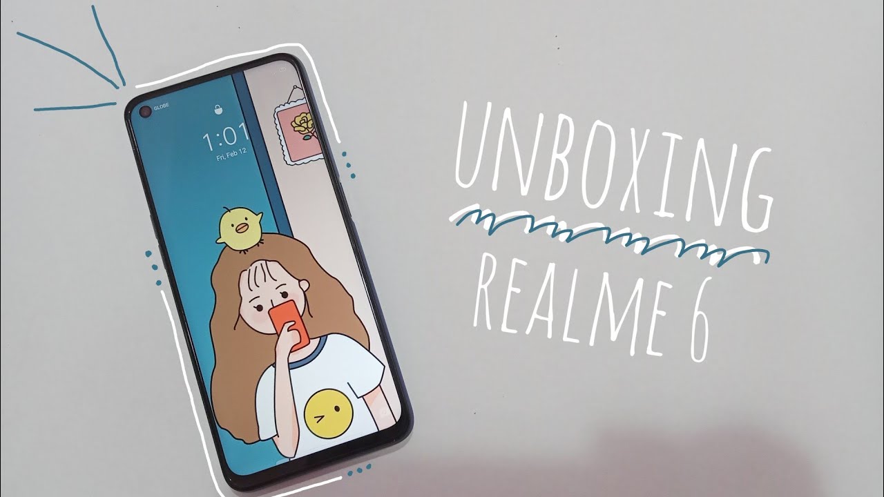 [unboxing 📦] realme 6 aesthetic unboxing 📱🌷