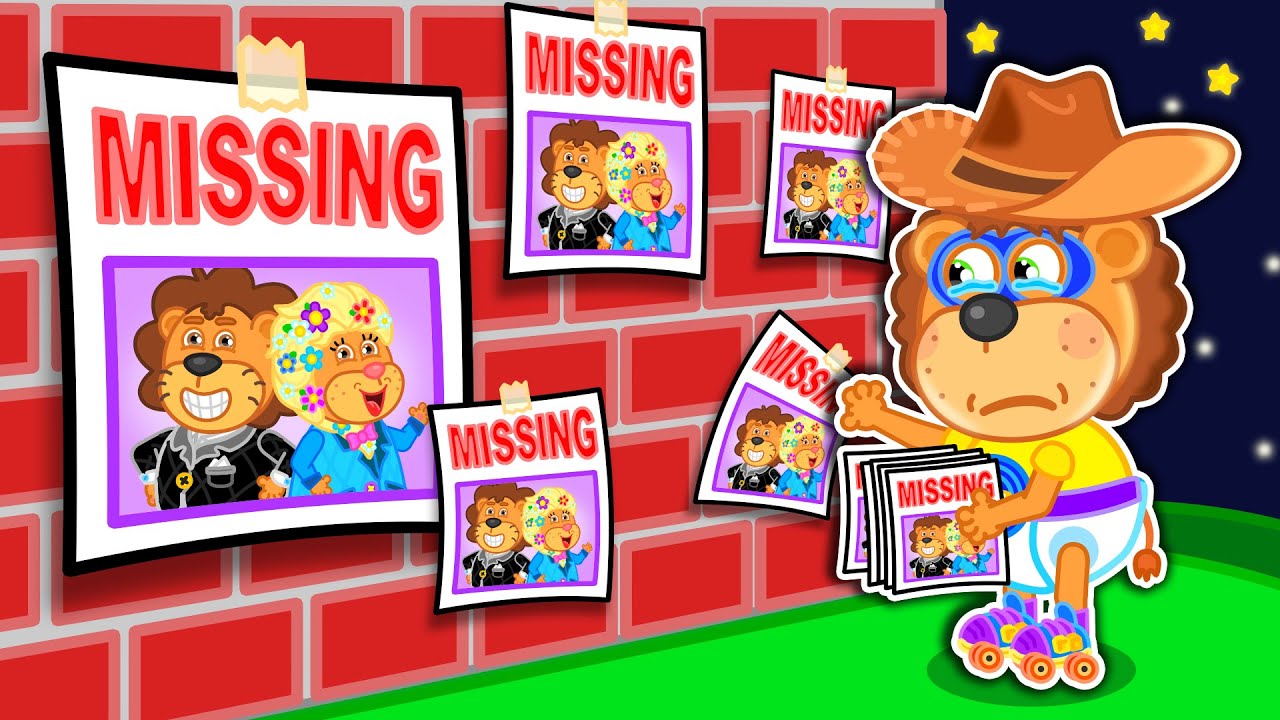 Peque&ntilde;o Leon | Le&oacute;n busca a sus padres | Dibujos animados | Video Para Ni&ntilde;os