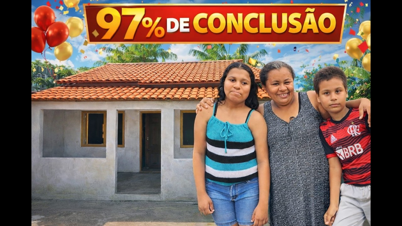 Veja a nova casa de Dona Rosimeire! Estamos na reta final❤️