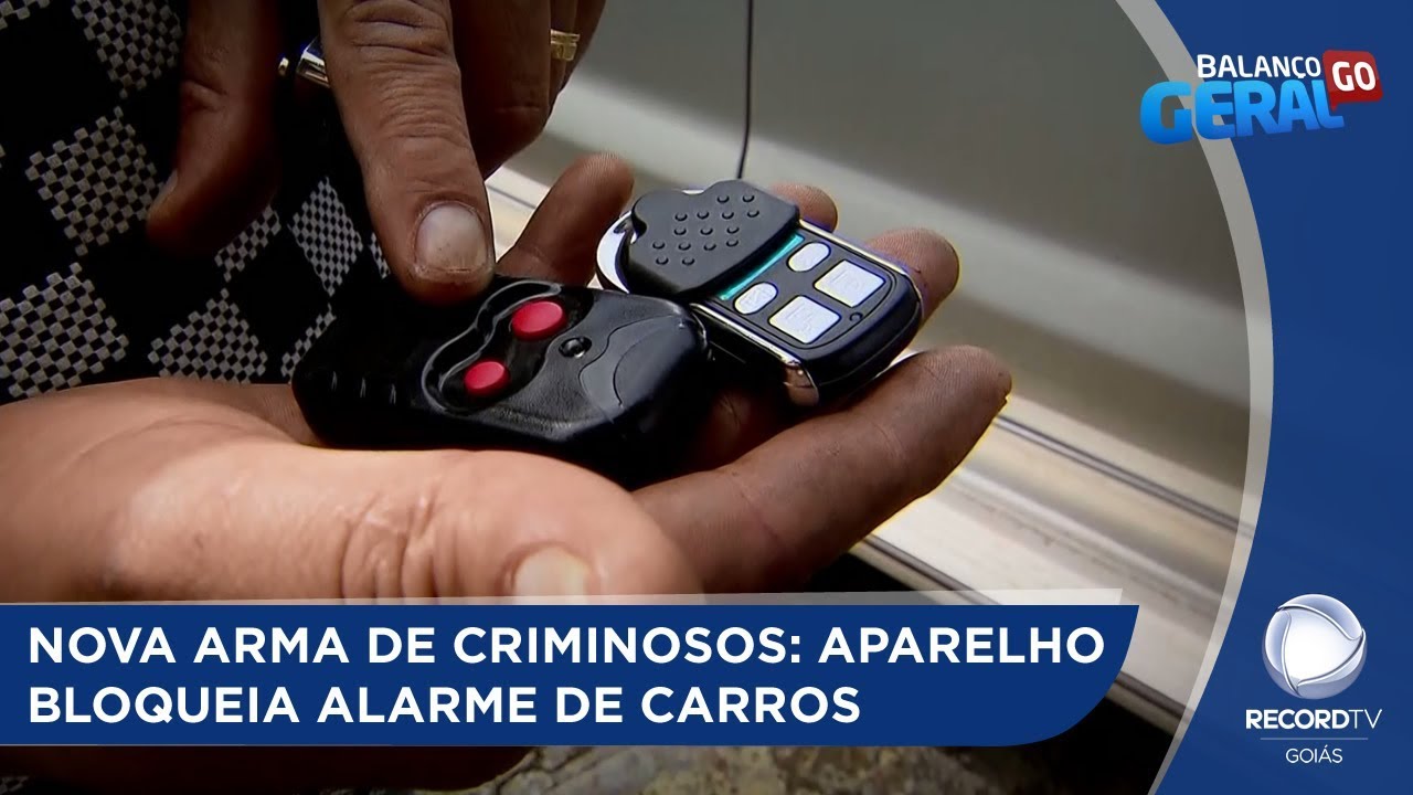 NOVA ARMA DE CRIMINOSOS: APARELHO BLOQUEIA ALARME DE CARROS