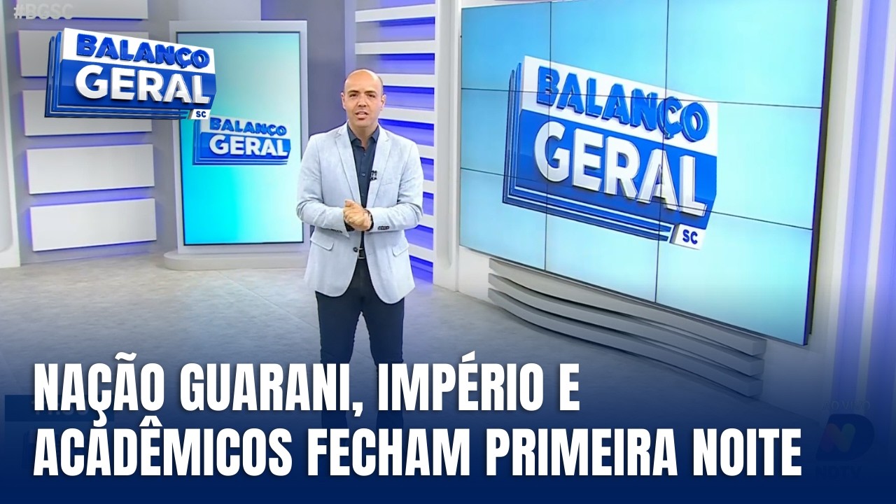Principais notícias de SC no Balanço Geral Santa Catarina