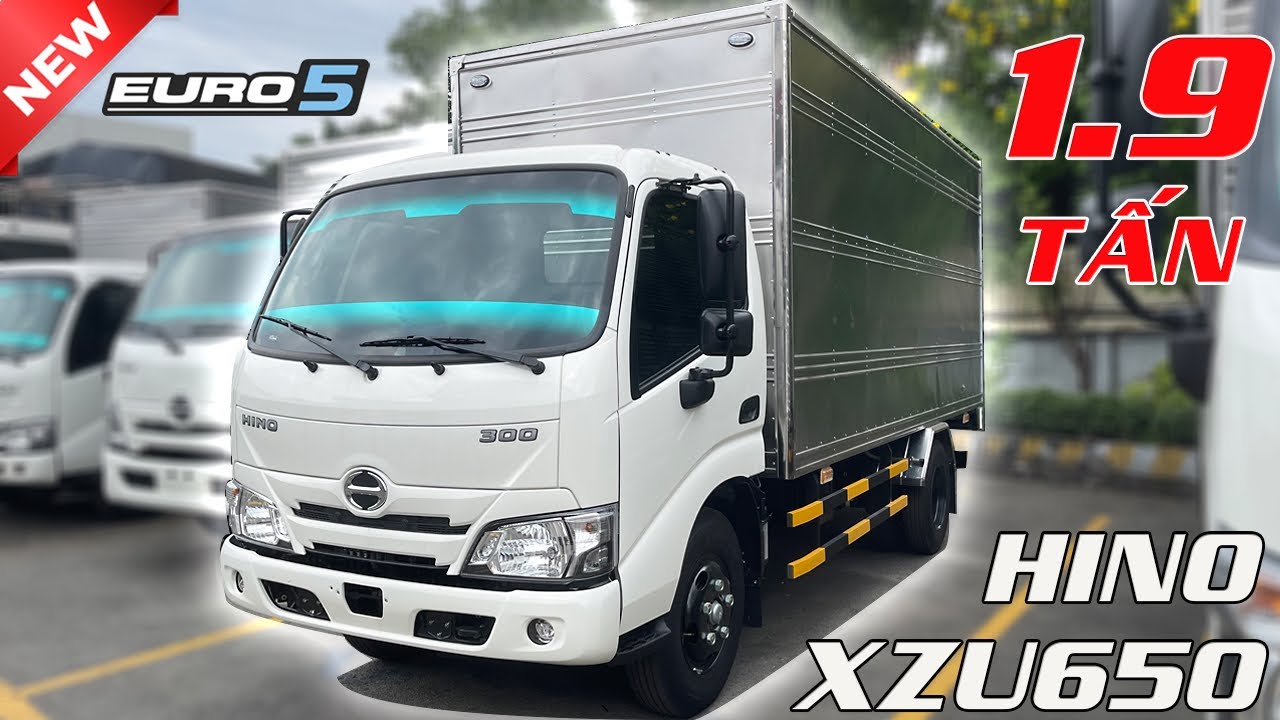 Xe Tải Hino XZU650 1.9 Tấn Thùng Kín Chất Lượng Giá Tốt 2025