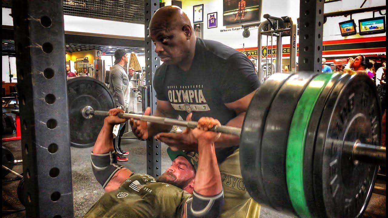 56ème jour de prep’ pour Mr Olympia 2018 : Pecs avec Shawn Rhoden et Psychofitness
