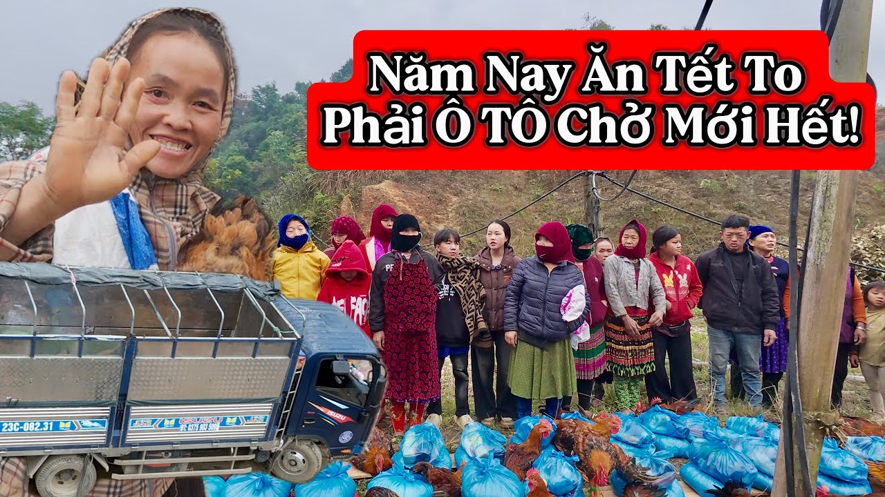 Cả Bản Chỗ Mẹ Cháu Pà Háo Hức Khi Được Cháu Pà Sắm Tết Siêu To. 