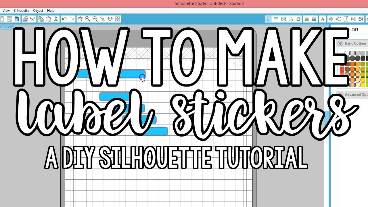 How to Make Planner Stickers w/ Silhouette - Quick & Easy Label Tutorial