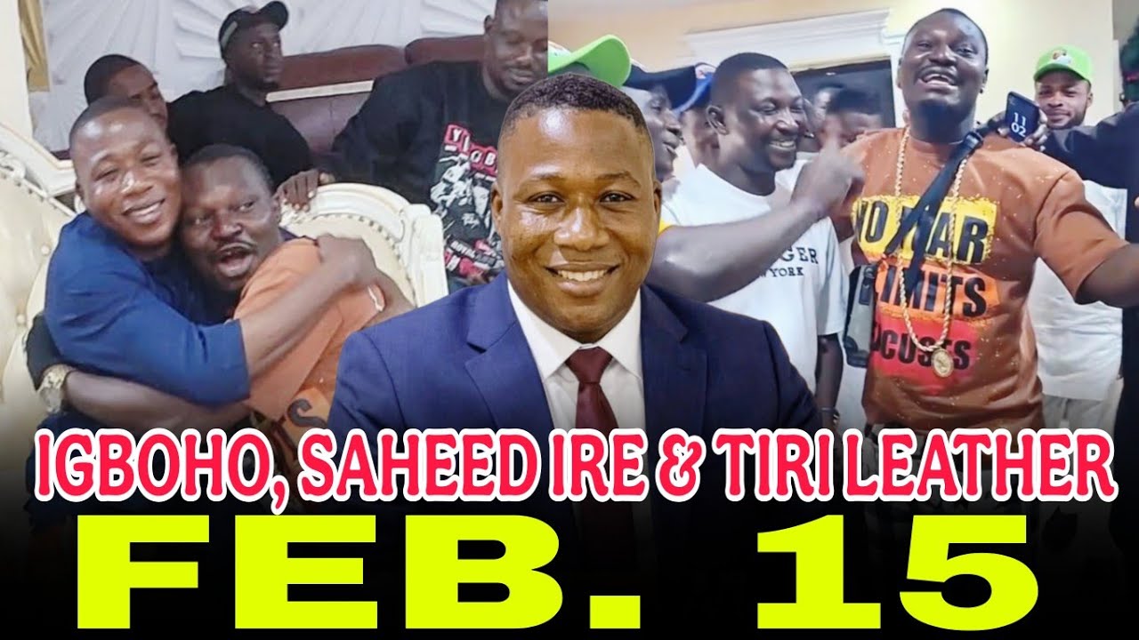 OLOYE SUNDAY IGBOHO RE UNITE WITH SAHEED IRE, MR. WISDOM  & TIRI LEATHER