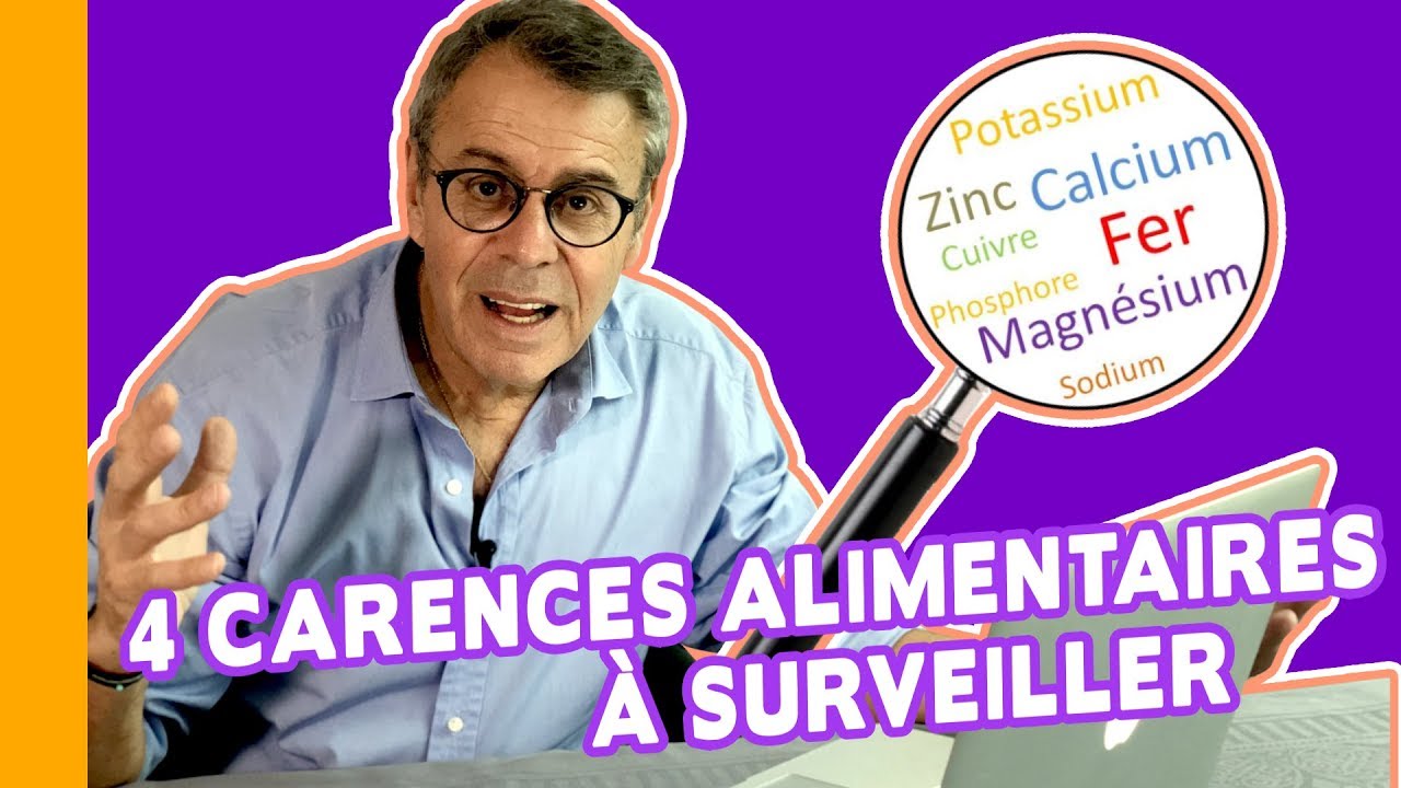 🍏 Les 4 Carences Alimentaires à Surveiller ! 🔎 Fer, calcium, magnésium...